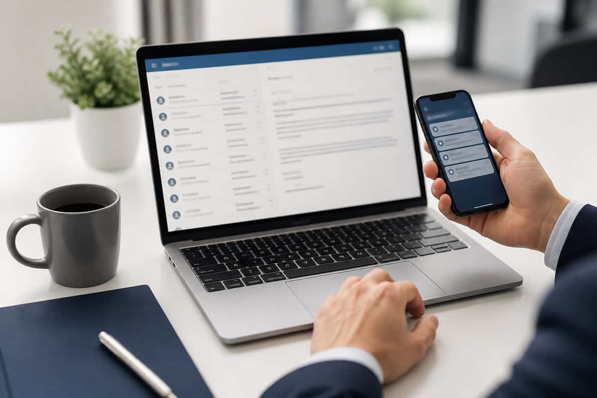 Business email and website hosting setup