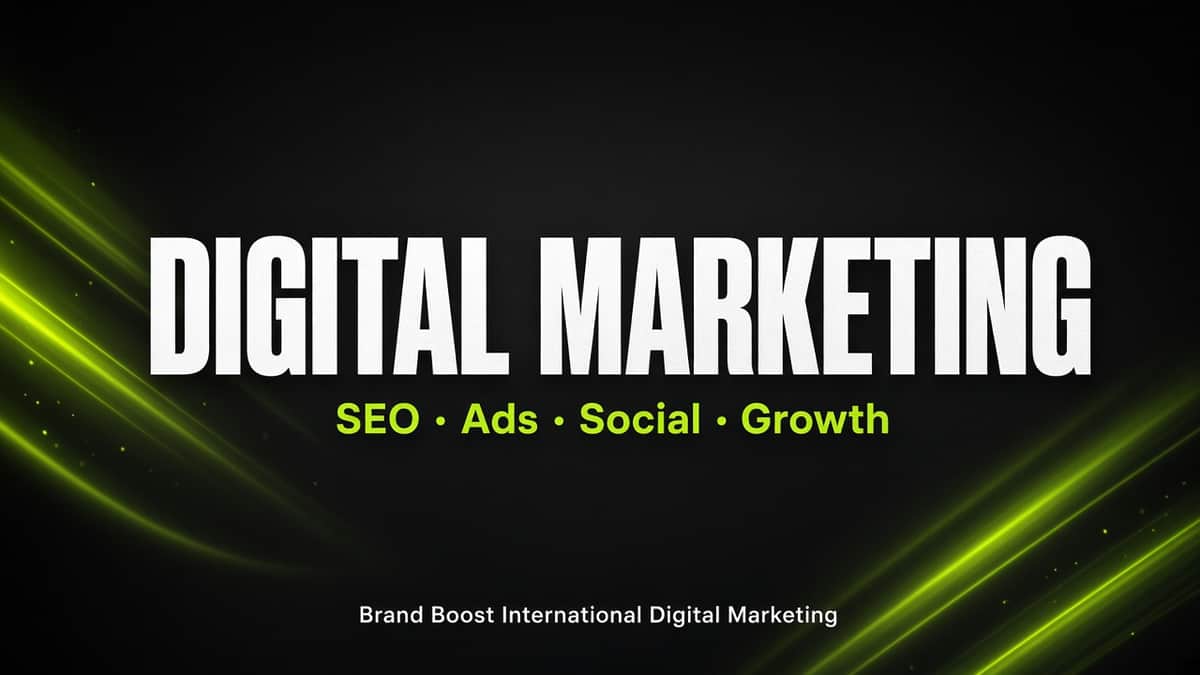 Digital marketing agency — Brand Boost International