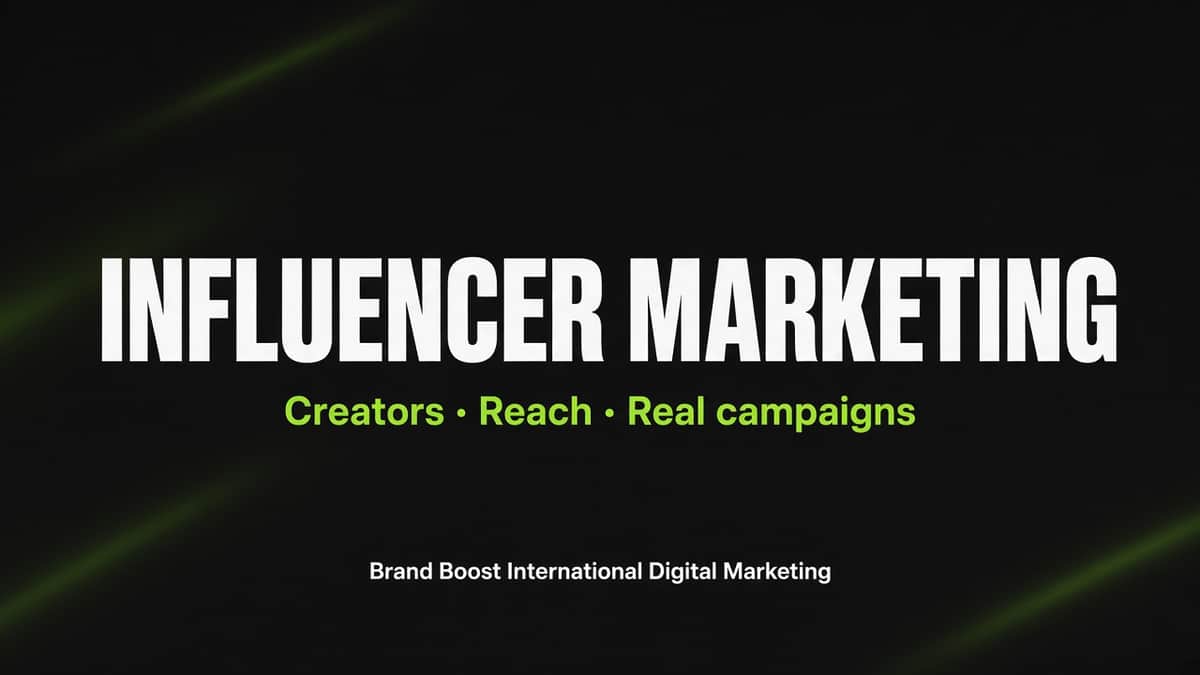 Influencer marketing — Brand Boost International