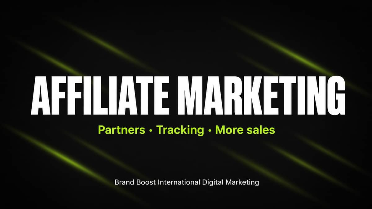 Affiliate Marketing Agency | Partners Who Bring Sales — Brand Boost International