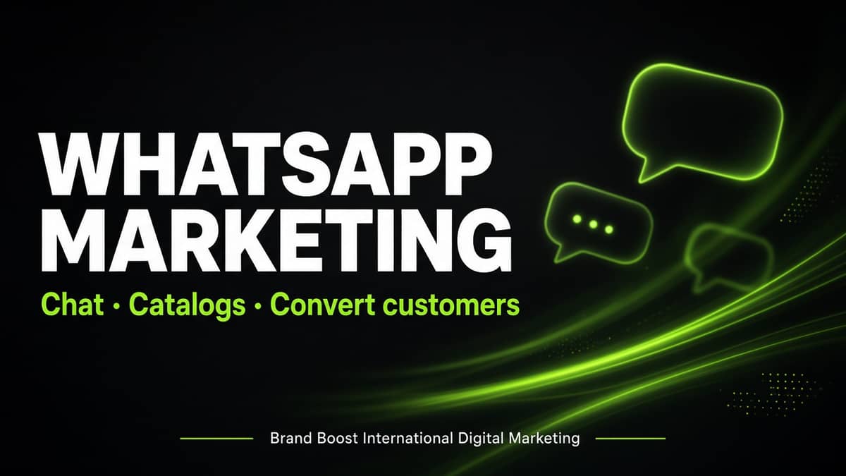WhatsApp Marketing | Chat, Catalogs & More Sales — Brand Boost International