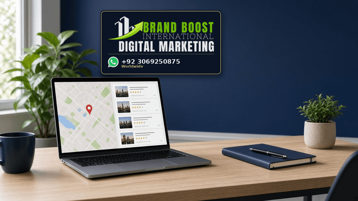 Google Business Profile and Maps listing planned before ads by Brand Boost International