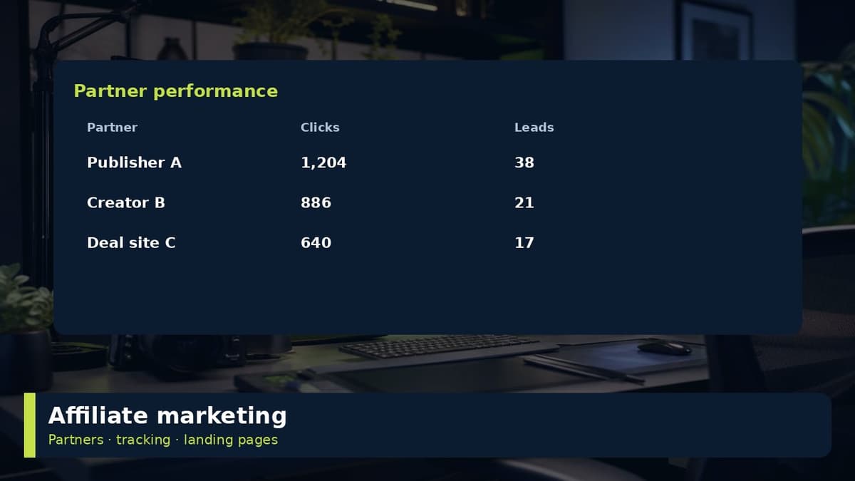 Affiliate marketing management — Brand Boost International