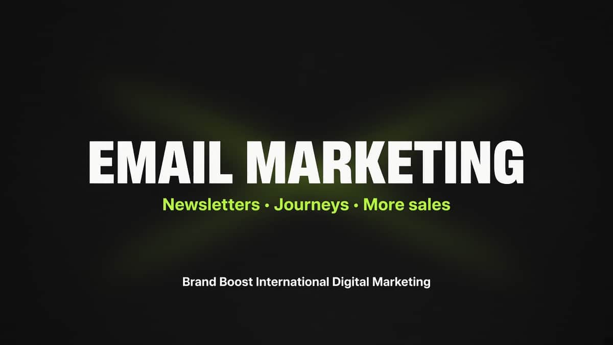 Email marketing — Brand Boost International
